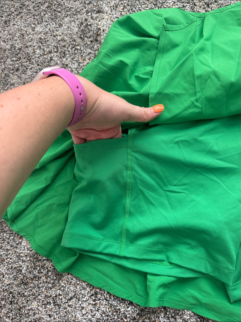 Mondetta Kelly Green Drawstring Skort - Picture 4 of 5